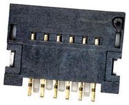 CONNECTOR, FFC/FPC, 6POS, 1ROW, 0.5MM