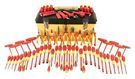 80 PIECES ELECTRICIANS 1000V RATED INSULATED TOOL SET
