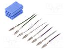 ISO mini plug,wires; PIN: 8; Kit: wires with pins 4CARMEDIA