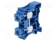 Splice terminal: rail; 1.5÷25mm2; ways: 1; terminals: 2; blue; DC DEGSON ELECTRONICS