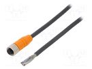 Connection lead; M12; PIN: 5; straight; 5m; plug; 60VAC; 4A; -25÷80°C LUMBERG AUTOMATION