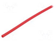 Protective tube; polyetylene; red; Øint: 5mm; Øout: 8mm; max.10bar KURANT