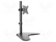 Monitor holder; 8kg; 13÷32"; Arm len: 88mm; for one monitor 