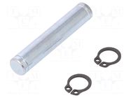 Bolt; 50mm; Kit: safet rings x2 PNEUMAT