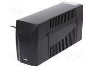 Power supply: UPS; 360W; 600VA; 230V; 100x320x165mm; Schuko x2 IPS