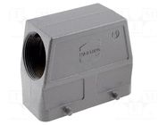 Enclosure for connectors: HDC; size 16B; for cable; Han® B; IP65 HARTING