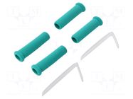 Holder; for  soldering iron; 4pcs; ESD; Ø: 15.8mm; L: 62mm; green JBC TOOLS