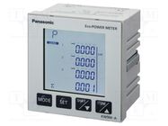 Meter: power quality analyser; on panel; digital,mounting; LCD PANASONIC