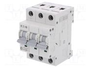 Circuit breaker; 230/400VAC; Inom: 20A; Poles: 3; Charact: C; 6kA EATON ELECTRIC