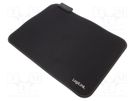 Mouse pad; black; Features: with LED; 350x260mm LOGILINK