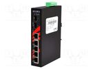 Switch PoE Ethernet; unmanaged; Number of ports: 7; 48÷55VDC ANTAIRA