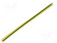 Heat shrink sleeve; thin walled; 3: 1; 3mm; L: 1m; yellow-green 3M