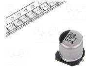Capacitor: electrolytic; low ESR; SMD; 22uF; 50VDC; Ø5x5.8mm; ±20% PANASONIC