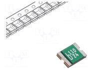 Fuse: PTC polymer; 1.1A; Imax: 100A; SMD; 0ZCG; 1812 BEL FUSE