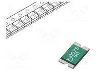 Fuse: PTC polymer; 0.75A; Imax: 100A; SMD; 0ZCF; 2920 BEL FUSE