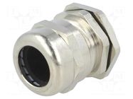 Cable gland; PG16; IP68; brass; RRPL; with strain relief RAYCHEM RPG