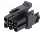 Connector: wire-board; plug; female; PIN: 6; Micro-Fit TPA; 3mm; 2x3 MOLEX