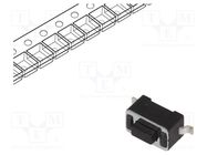 Microswitch TACT; SPST-NO; Pos: 2; 0.05A/12VDC; SMT; none; 1.6N NINIGI