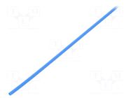 Heat shrink sleeve; thin walled; 3: 1; 1.5mm; L: 1m; blue; GTI 3000 3M