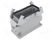 Enclosure for connectors: HDC; size 16B; Han® B; IP65; high; PG21 HARTING