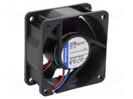 Fan: DC; axial; 24VDC; 60x60x25mm; 35m3/h; 28dBA; slide; 4100rpm EBM-PAPST