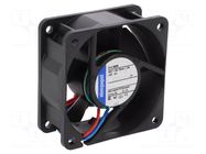 Fan: DC; axial; 24VDC; 60x60x25mm; 35m3/h; 28dBA; slide; 4100rpm EBM-PAPST