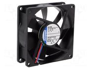 Fan: DC; axial; 24VDC; 80x80x25mm; 33m3/h; 12dBA; slide; 1500rpm EBM-PAPST
