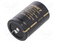 Capacitor: electrolytic; SNAP-IN; 1mF; 450VDC; Ø40x60mm; ±20% KEMET