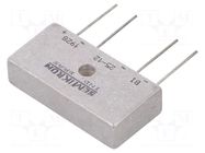 Bridge rectifier: single-phase; Urmax: 1.2kV; If: 25A; Ifsm: 370A SEMIKRON DANFOSS