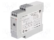 Timer; 0,1÷600s; DPDT; 250VAC/8A,24VDC/5A; Usup: 24÷240VAC; IP20 CARLO GAVAZZI