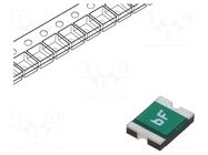 Fuse: PTC polymer; 200mA; Imax: 10A; SMD; 0ZCH; 1210 BEL FUSE