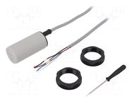 Sensor: capacitive; Range: 0÷16mm; OUT: PNP / NO + NC; 2m; PBT CARLO GAVAZZI