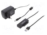 USB to SATA adapter; SATA plug,USB A plug; 5Gbps LOGILINK