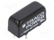 Converter: DC/DC; 6W; Uin: 18÷75V; Uout: 24VDC; Iout: 250mA; SIP8 TRACO POWER