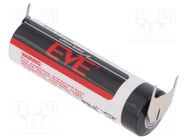 Battery: lithium; 14505; 3.6V; 2700mAh; non-rechargeable EVE BATTERY