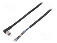 Cable: for sensors/automation; M8; PIN: 3; angled; Len: 5m; plug OMRON
