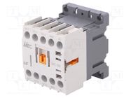 Contactor: 3-pole; NO x3; Auxiliary contacts: NO; 230VAC; 6A; IP20 