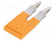 Comb bridge; orange; A; ways: 2 WEIDMÜLLER