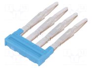 Comb bridge; blue; A; ways: 4 WEIDMÜLLER