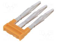 Comb bridge; orange; A; ways: 3 WEIDMÜLLER