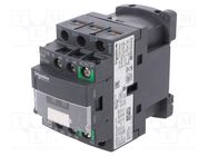Contactor: 3-pole; NO x3; Auxiliary contacts: NO + NC; 18A; W: 45mm SCHNEIDER ELECTRIC