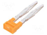 Comb bridge; orange; A; ways: 2 WEIDMÜLLER