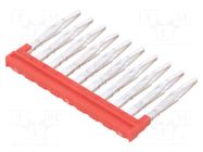 Comb bridge; red; A; ways: 10 WEIDMÜLLER