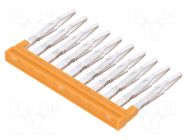 Comb bridge; orange; A; ways: 10 WEIDMÜLLER