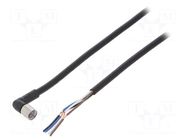 Cable: for sensors/automation; M8; PIN: 4; angled; Len: 5m; plug OMRON