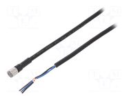 Cable: for sensors/automation; M8; PIN: 3; straight; Len: 10m; plug OMRON