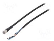 Cable: for sensors/automation; M8; PIN: 3; straight; Len: 2m; plug OMRON