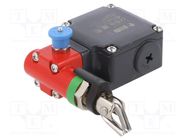 Safety switch: singlesided rope switch; NC x2 + NO; FL; -25÷80°C PIZZATO ELETTRICA