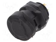 Connector: circular; socket; female; MRD; 5A; PIN: 3; IP67; straight AMPHENOL COMMUNICATIONS SOLUTIONS