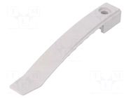 Holder; polyamide; light grey; Ømount.hole: 5.8mm; W: 20mm; L: 134mm OBO BETTERMANN